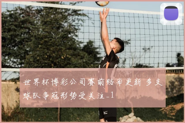 世界杯博彩公司赛前赔率更新 多支球队争冠形势受关注_1