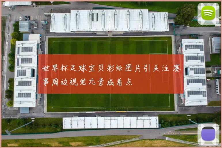 世界杯足球宝贝彩绘图片引关注 赛事周边视觉元素成看点
